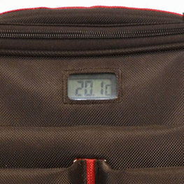Vulsini Hot Stone Tasche, Wärmegerät mit Temperaturanzeige außen
