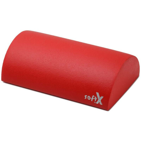 Halbrunde Lagerungsrolle von softX, 40 x 25 cm, rot