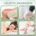 Massagehandschuhe aus Leinen-Baumwolle, Einheitsgröße, 1 Paar