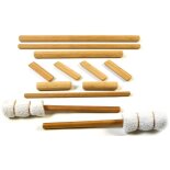 Bambusstab-Set mit 12 Bambusstäben, Vulsini