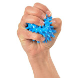 Aufpumpbare Igelbälle, Durchmesser 7 cm, blau, 2 Stück