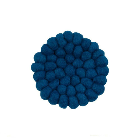 Hess Filzuntersetzer 8 cm, blau