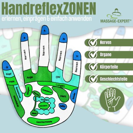 Handreflexzonen-Handschuhe für die Handreflexzonenmassage