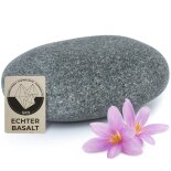 Kleiner Hot Stone Massagestein aus zertifiziert echtem Basalt