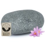 Gro&szlig;er Hot Stone Massagestein aus zertifiziert echtem Basalt