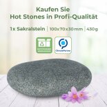 Hot Stone Sakralstein aus zertifiziert echtem Basalt