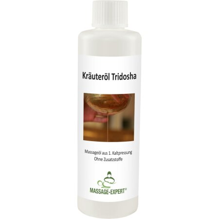 Ayurveda-Kräuteröl Tridosha von MASSAGE-EXPERT, erste Kaltpressung, 250 ml