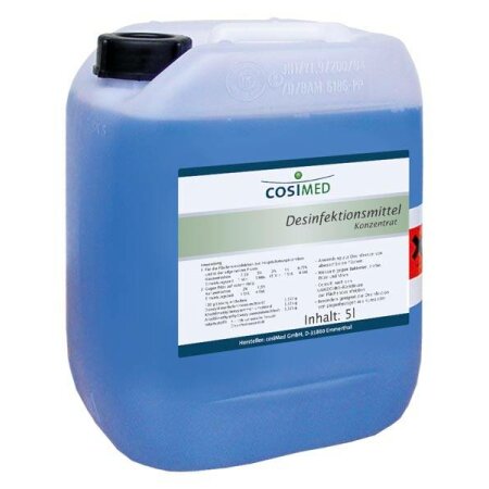 Desinfektionsmittel von cosiMed, Konzentrat für Liegen u. Flächen, 6,5 Liter