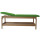 Stationäre Holz-Massageliege, Buchen-Holz, 190 x 62/70 cm, 2 Zonen, große Holzablage, APFEL