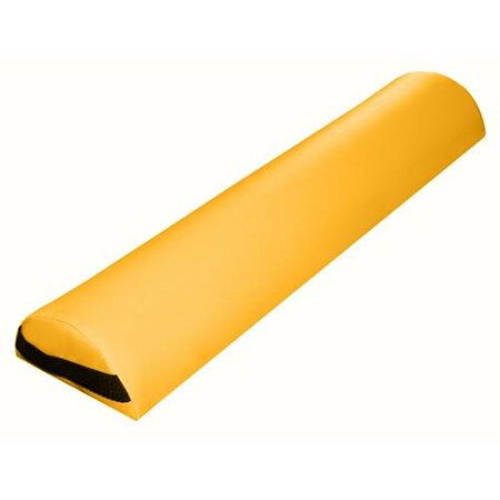 Halbrolle, PU, halber Zylinder, 65 x 15 cm x 7,5 cm, gelb